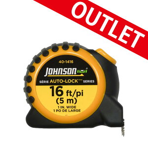 �y�A�E�g���b�g�z Johnson Level(�W�����\�����x��) Auto-Lock 5m���W���[�X�P�[�� 16ft �i�C���`/���g���b�N���L�j 40-1416