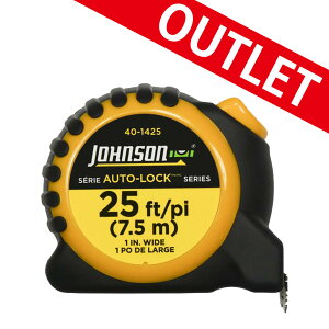 �y�A�E�g���b�g�z Johnson Level(�W�����\�����x��) Auto-Lock 7.5m���W���[�X�P�[���i�C���`/���g���b�N���L�j 40-1425