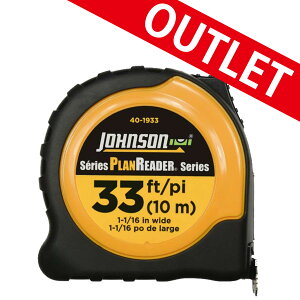 �y�A�E�g���b�g�z Johnson Level(�W�����\�����x��) PlanReader 10m���W���[�X�P�[���i�C���`/���g���b�N���L�j 40-1933