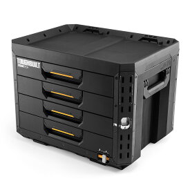 TOUGHBUILT（タフビルト）STACK TECH(スタックテック) 4ドロワーボックス（サイドロック） TB-B1-D-74