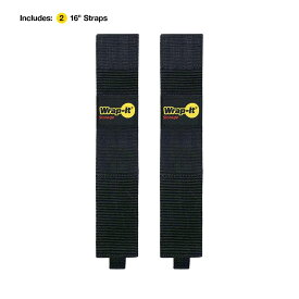 Wrap-it(ラップイット) ツインストラップ 16" x 2" (2-Pack) 102-TWIN-16BL