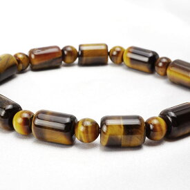 イエロータイガーアイ ブレスレット 虎目石 ブレス タイガーアイ 腕輪 bracelet メンズ レディース 金運 ランダム発送 メール便可 [M便 1/10] 711-344