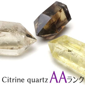 シトリン ポイント シトリン 六角柱 AAランク 1個 スモーキーシトリン シトリンクォーツ 黄水晶 六角柱 ポイント パワーストーン 原石 置物 天然石 透明感 お守り 持ち歩き 11月の誕生石 メンズ レディース ランダム発送 742-19