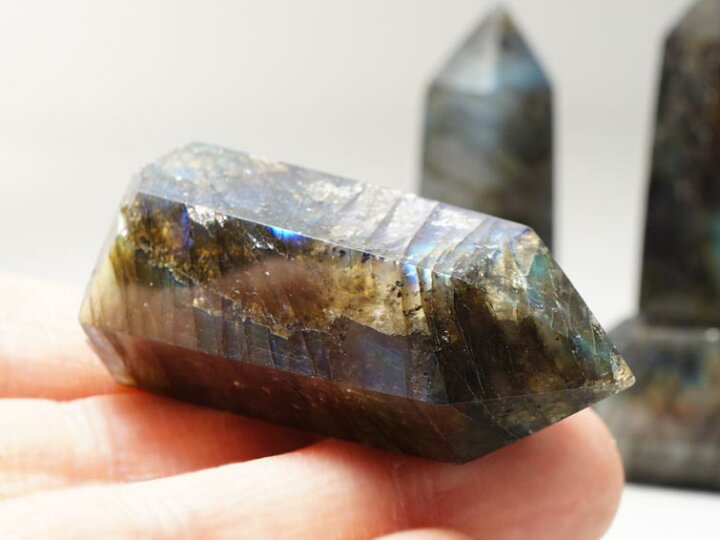 楽天市場】ラブラドライト 六角柱 原石 約40g～110g labradorite 