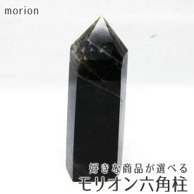モリオン ポイント 黒水晶 六角柱 高さ60mm〜 好きな商品が選べる 置物 タワー morion power stone 一点物