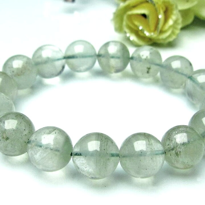 楽天市場】グリーンファントム ブレスレット 13mm Phantom quartz 