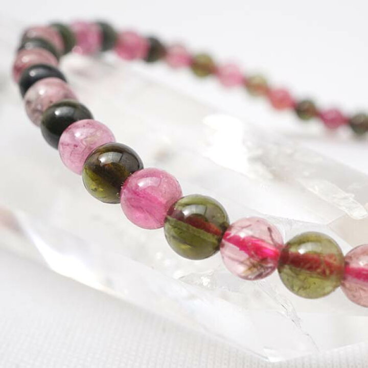 楽天市場】トルマリン ブレスレット 4mm Tourmaline bracelet ミックス