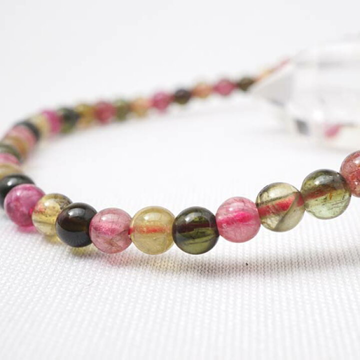 楽天市場】トルマリン ブレスレット 4mm Tourmaline bracelet ミックス 