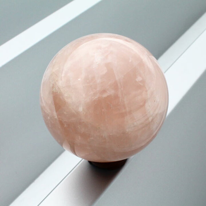 楽天市場】ローズクォーツ 丸玉｜4Kg 140mm 台座付属 一点物 送料無料 