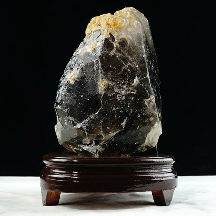 楽天市場】7.3Kg スモーキークォーツ 原石 虹入り 置物 smoky quartz 