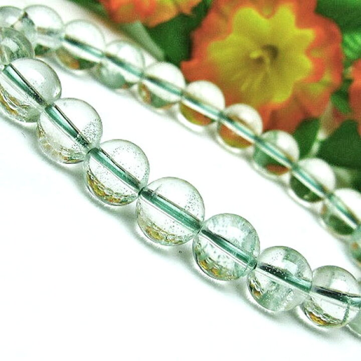 楽天市場】グリーンファントム ブレスレット 8mm Phantom quartz 