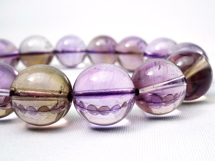 楽天市場】アメトリン ブレスレット 15mm Ametrine bracelet 紫黄水晶 