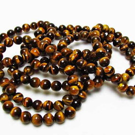イエロータイガーアイ ブレスレット 8mm tigers eye 虎目石 ブレス bracelet タイガースアイ メンズ レディース ランダム発送 メール便可 [M便 1/10] 711-155