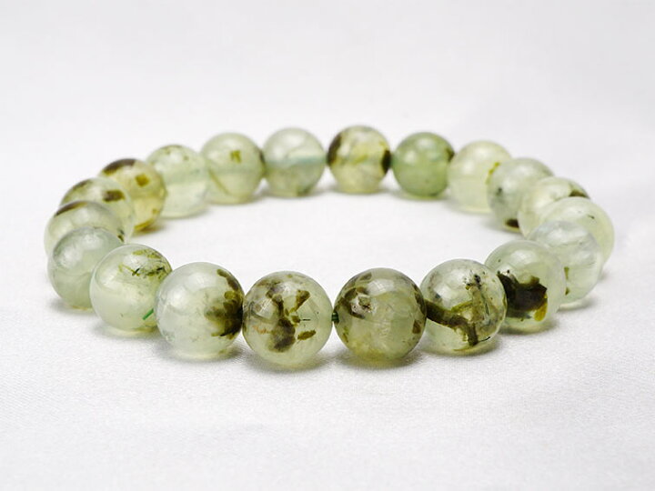 楽天市場】プレナイト ブレスレット 10mm ブドウ石 Prehnite メンズ 