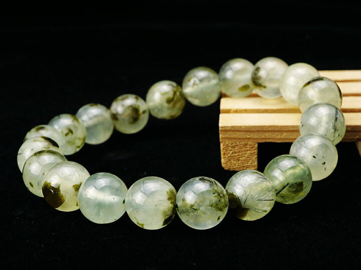 楽天市場】プレナイト ブレスレット 10mm ブドウ石 Prehnite メンズ 