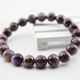 チャロアイト ブレスレット 9mm charoite bracelet チャロ石 ブレス パープル メンズ レディース パワーストーン 天然石 一点物 メール便可 [M便 1/10] 211-3869