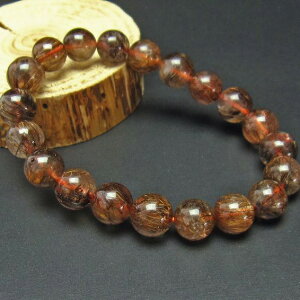 _18ő2,000~OFF^ `NH[c uXbg 10mm rutilelated quartz `NH[c uX bracelet `CebhNH[c Y fB[X _  111-2671