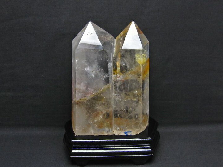 楽天市場】3.5Kg 水晶 六角柱 水晶 ポイント クリスタル クォーツ 石英 
