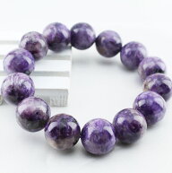 チャロアイト ブレスレット 16mm チャロ石 ブレス charoite bracelet パープル メンズ レディース パワー…