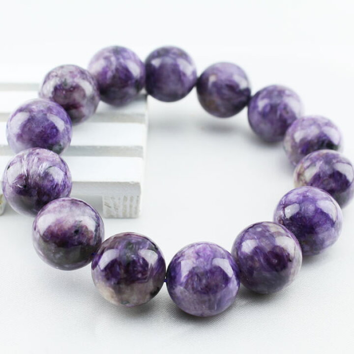 楽天市場】チャロアイト ブレスレット 16mm チャロ石 ブレス charoite 