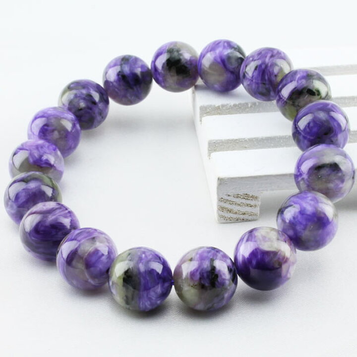 楽天市場】チャロアイト ブレスレット 12mm チャロ石 ブレス charoite 
