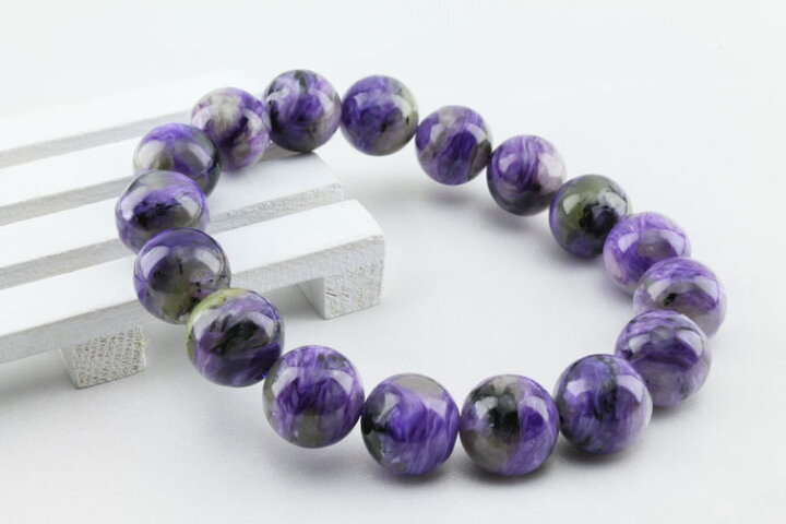 楽天市場】チャロアイト ブレスレット 12mm チャロ石 ブレス charoite 