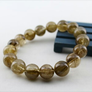 �v���`�i���`���N�H�[�c �u���X���b�g 12mm rutilated quartz bracelet �v���`�i���`�� �u���X �j���萅�� �����Y ���f�B�[�X ��_�� �������� 211-4584
