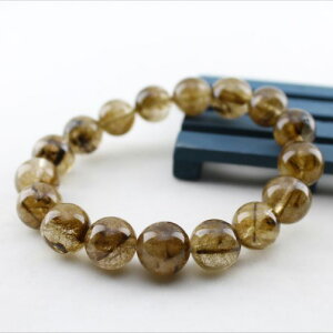 �v���`�i���`���N�H�[�c �u���X���b�g 12mm �v���`�i���`�� �u���X �j���萅�� rutilated quartz �����Y ���f�B�[�X ��_�� �������� 211-4585