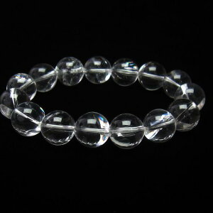 ACXNH[c  uXbg 14mm   uX crystal quartz bracelet  VR  iris Y fB[X _  111-11233