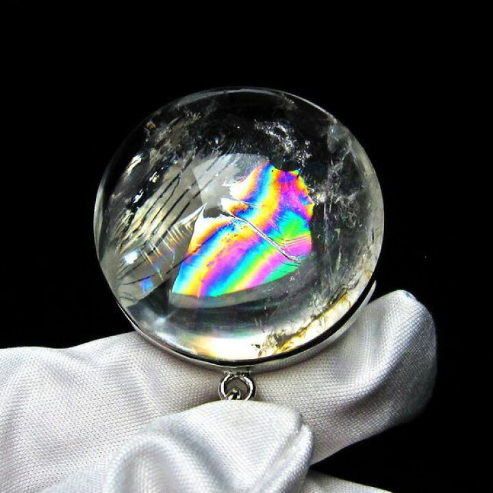 楽天市場】アイリスクォーツ ペンダント 虹入り crystal quartz 水晶 