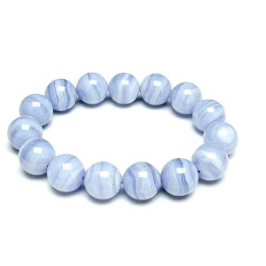 �u���[���[�X�A�Q�[�g �u���X���b�g 14mm blue lace agate �u���X bacelet ���m�E �����Y ���f�B�[�X ��_�� �������� [M�� 1/10] 111-12668
