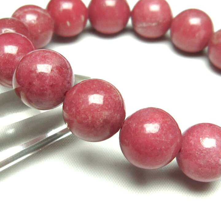 楽天市場】チューライト ブレスレット 14mm Thulite bracelet 桃簾石 