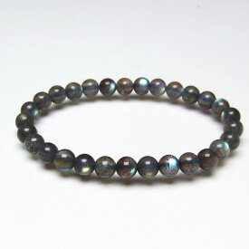 ラブラドライト ブレスレット 7mm ラブラドル長石 ブレス labradorite bracelet メンズ レディース 一点物 メール便可 [M便 1/10] 111-14876