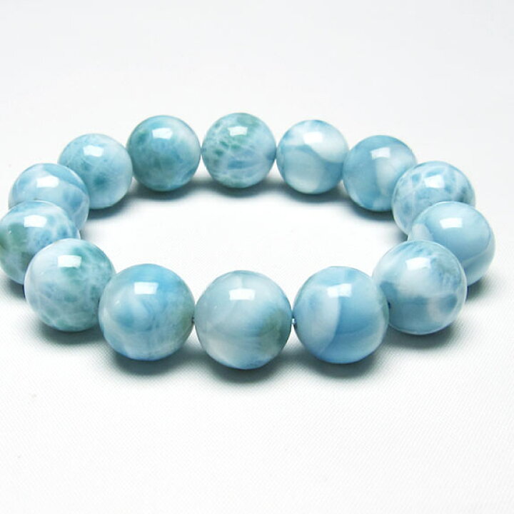 楽天市場】ラリマー ブレスレット 15mm larimar ラリマール ブルー 