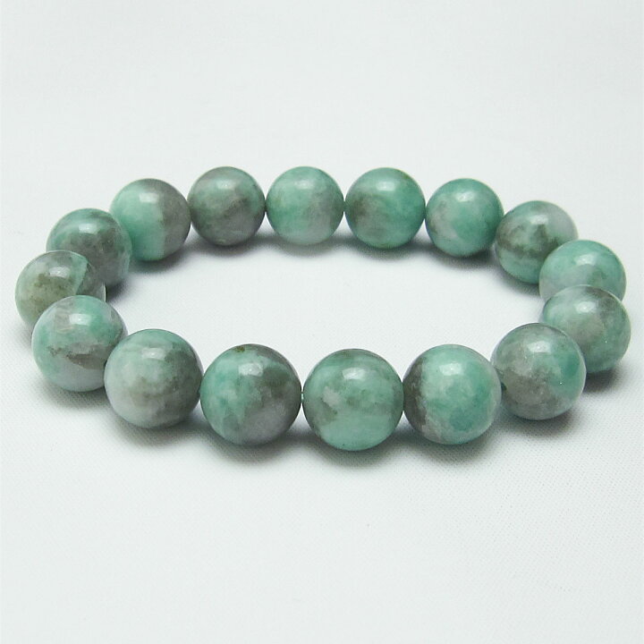 楽天市場】エメラルド ブレスレット 13mm emerald 緑柱石 bracelet 