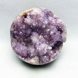 2.6Kg アメジスト 笑口丸玉 ブラジル産 アメシスト 置物 紫水晶 スフィア Amethyst 丸玉 ジオード 原石 Crystal Quartz 浄化 開運 風水 メンズ レディース 天然アメジスト 一点物 [送料無料] 161-591