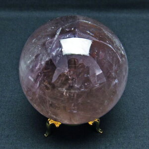 アメジスト 丸玉 75mm 台座付属 紫水晶 スフィア amethyst アメシスト 原石 置物 インテリア 一点物 151-4258