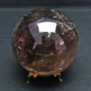アメジスト 丸玉 76mm 台座付属 amethyst アメシスト 紫水晶 スフィア 原石 置物 インテリア 一点物 151-4259