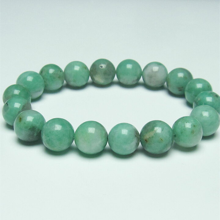 楽天市場】エメラルド ブレスレット 11mm bracelet 一点物 送料無料 