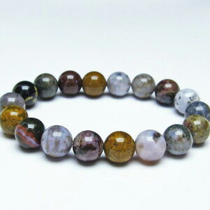 �I�[�V�����W���X�p�[ �u���X���b�g 12mm �ɋ� �u���X Ocean jasper bracelet �����Y ���f�B�[�X ��_�� ���[���֑������� 111-27209