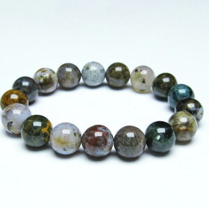 �I�[�V�����W���X�p�[ �u���X���b�g 13mm Ocean jasper �W���X�p�[ �u���X Bracelet �ɋ� �����Y ���f�B�[�X ��_�� ���[���֑������� 111-27276