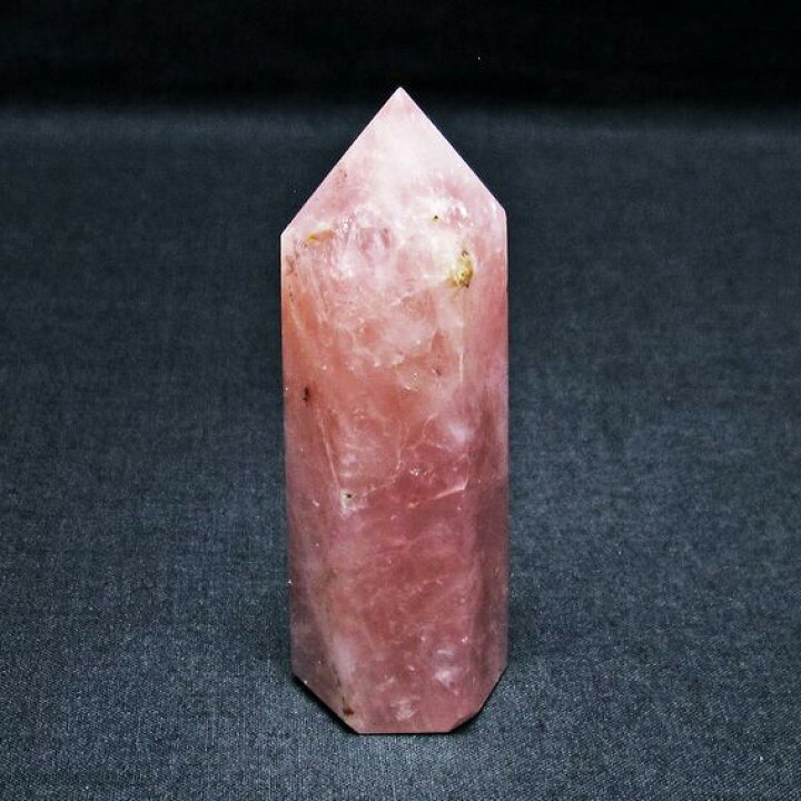 楽天市場】ローズクォーツ 六角柱｜rosequartz 薔薇石英 水晶ポイント 