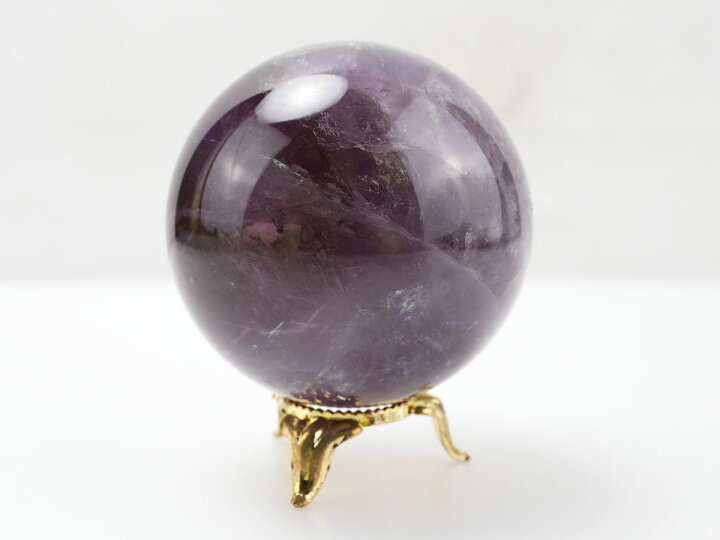 楽天市場】アメジスト 丸玉 スフィア 58mm 台座付属 球体 Quartz 原石 