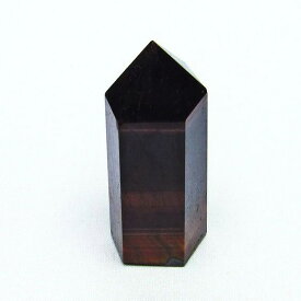 レッドタイガーアイ 六角柱 ポイント tigers eye 虎目石 置物 原石 インテリア メンズ レディース 一点物 142-5618