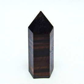 レッドタイガーアイ 六角柱 ポイント 虎目石 置物 原石 tigers eye インテリア メンズ レディース 一点物 142-5646