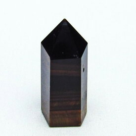 レッドタイガーアイ 六角柱 ポイント tigers eye 虎目石 置物 原石 インテリア メンズ レディース 一点物 142-5659