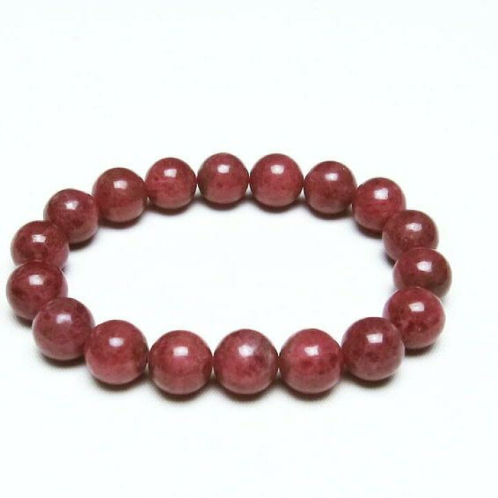 楽天市場】ロードナイト ブレスレット 11mm 薔薇輝石 rhodonite バラ 