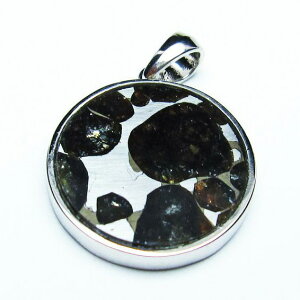 �p���T�C�g 覐� �y���_���g Pallasite Meteorite �I���r�� ���e�I���C�g �ΓS覐� pendant �y���_���g�g�b�v �p���[�X�g�[�� �V�R�� ��_�� [��������] 112-9157
