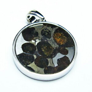 pTCg覐 y_g Pallasite Meteorite Ir eICg ΓS覐 pendant y_ggbv p[Xg[ VR _ [] 112-9165