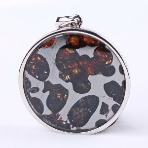 �p���T�C�g覐� �y���_���g ���e�I���C�g �y���_���g�g�b�v Pallasite Meteorite �ΓS覐� �I���r�� �p���[�X�g�[�� �V�R�� ��_�� [��������] 112-9171